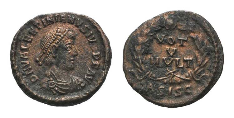 Valentinian I (364-375). Æ (14mm, ... 