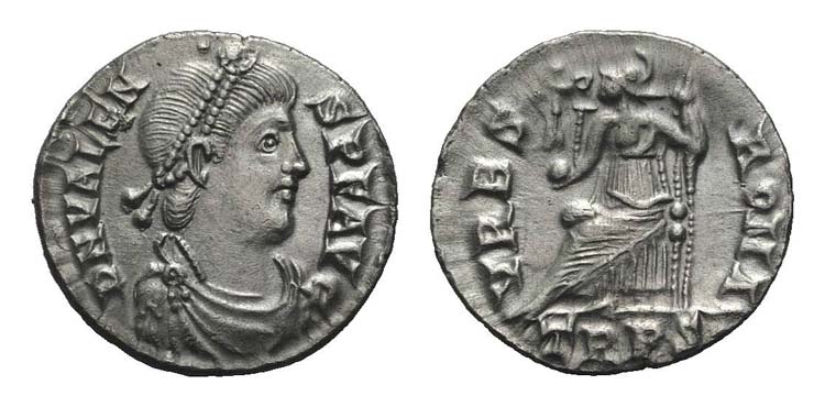 Valens (364-378). AR Siliqua ... 