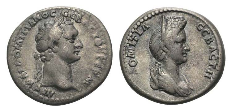 Domitian with Domitia (81-96). ... 