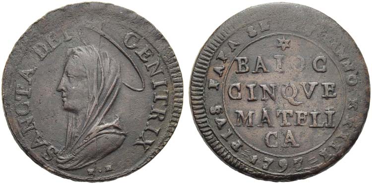 MATELICA - Pio VI (1775-1799) - ... 