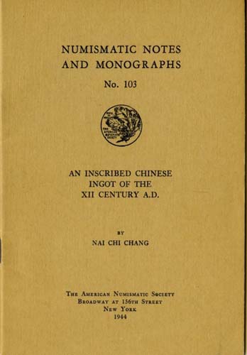 CHANG NAI CHI – An inscribed ... 