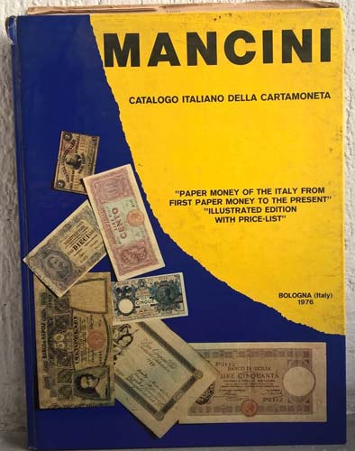 MANCINI L. – Catalogo italiano ... 
