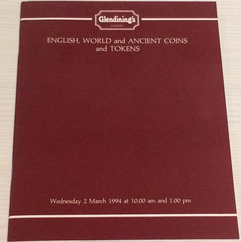 Glendinings Catalogue of English, ... 
