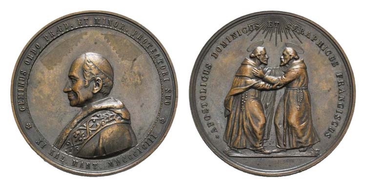 Papal, Leone XIII (1878-1903). Æ ... 