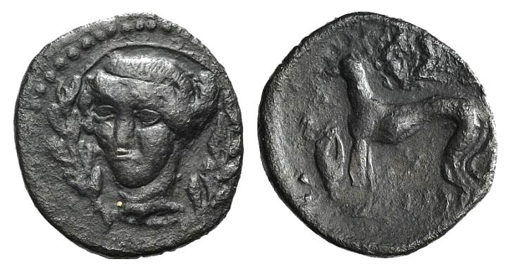 Sicily, Segesta, c. 412-400 BC. AR ... 