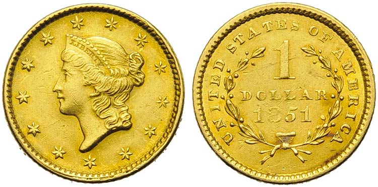 U.S.A. -  - Dollaro - 1851 - ... 