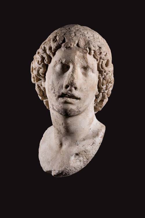 Greek marble head of a ... 