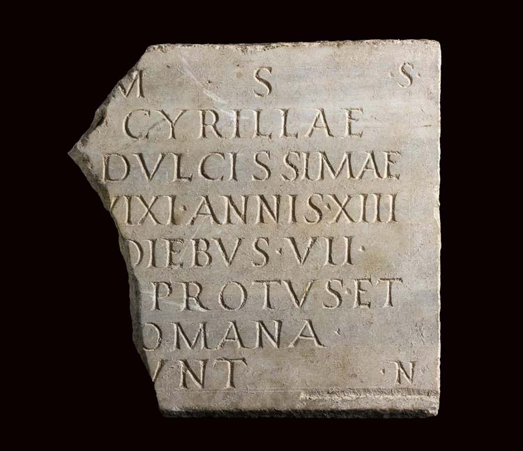 Funeral stele of Cyrillae2nd – ... 