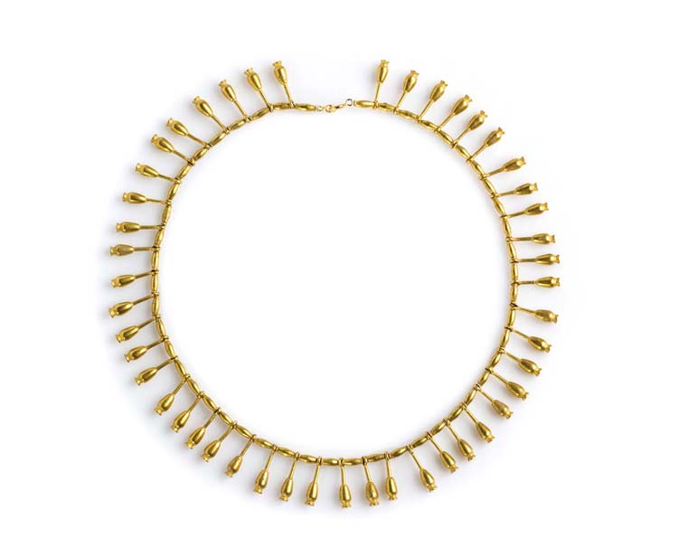 Egyptian gold necklace18th ... 