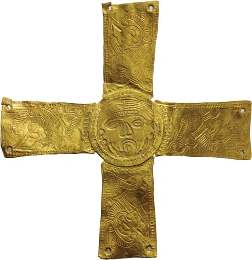 Lombardic gold cross7th century ... 
