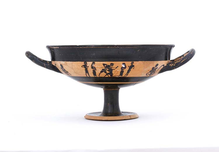 Attic black figure band kylix with ... 