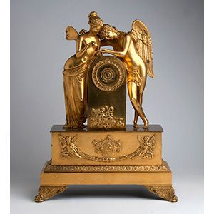 A French Gilt-Bronze table clock, ... 