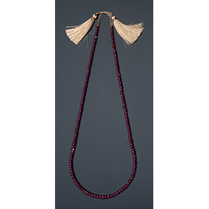 GLASSFILLED RUBY NECKLACE
a ... 