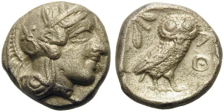 Attica, Athens, Drachm, after 449 ... 