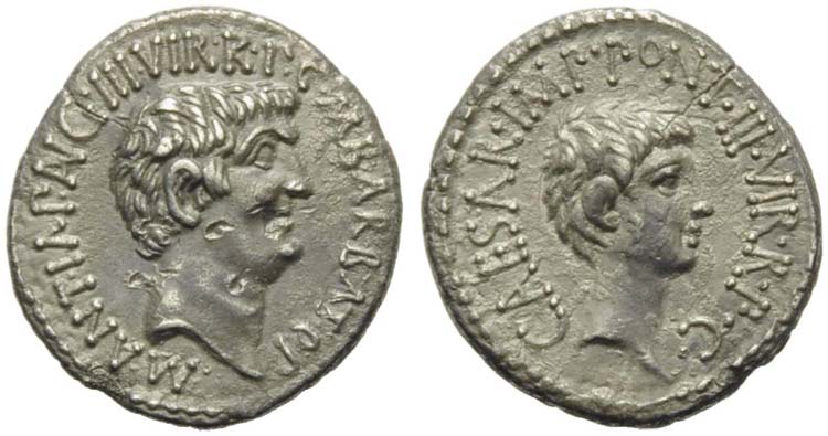 M. Antonius, C. Caesar Octavianus ... 