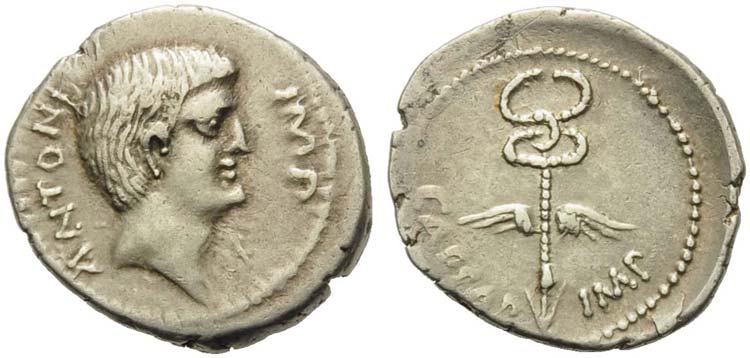 C. Caesar Octavianus and M. ... 