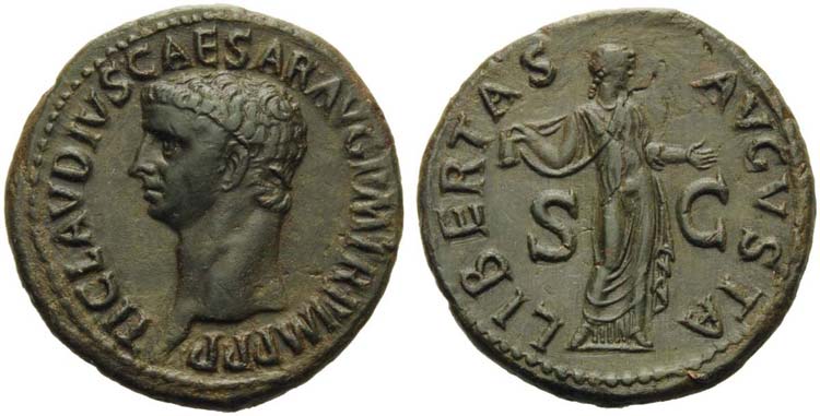 Claudius (41-54), As, Rome, AD ... 