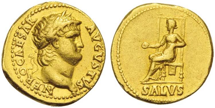 Nero (54-68), Aureus, Rome, ca. AD ... 