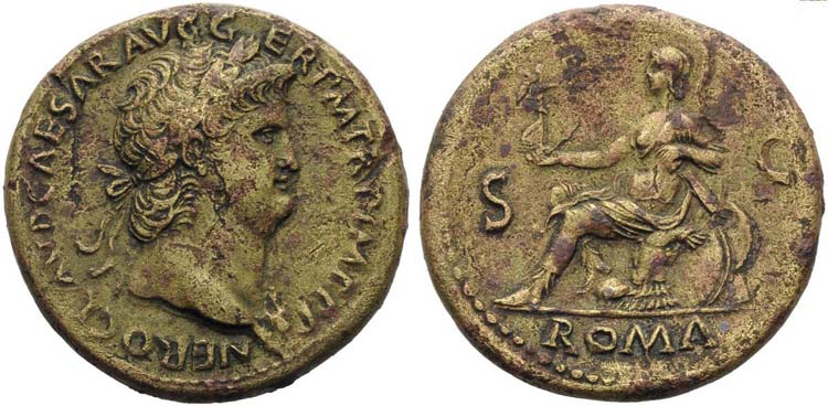 Nero (54-68), Sestertius, Rome, AD ... 