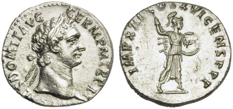Domitian (81-96), Denarius, Rome, ... 