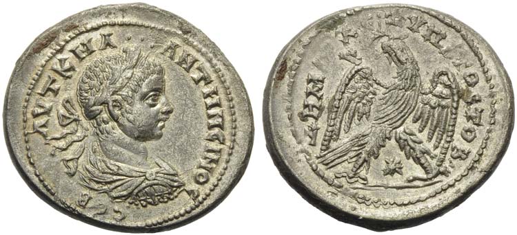 Elagabalus (218-222), Tetradrachm, ... 