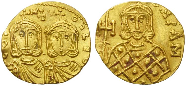 Constantine V with Leo IV ... 