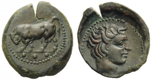 Sicily, Gela, Tetras, ca. 420-405 ... 