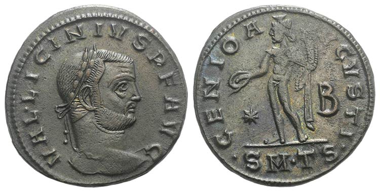Licinius I (308-324). Æ Follis ... 