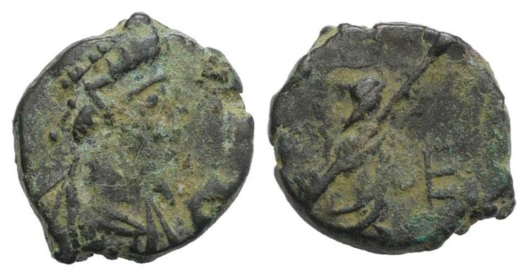 Leo I (457-474). Æ (10mm, 1.17g, ... 