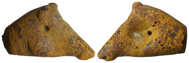 Greek Amber Boar Head, c. 3rd ... 