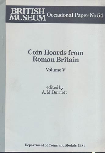 BURNETT A. M. - Coins hoards from ... 