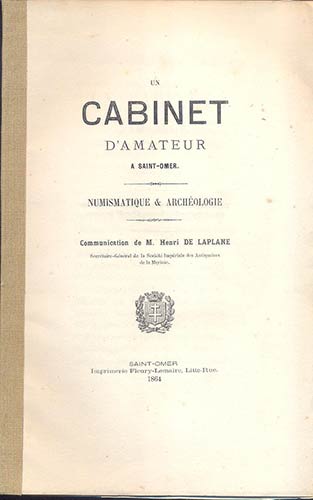 DE LAPLANE H. - Un cabinet ... 