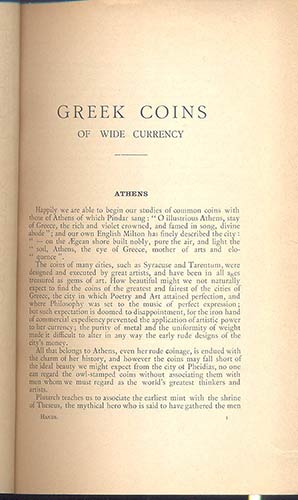 HANDS A.W. - Greek coins of wide ... 