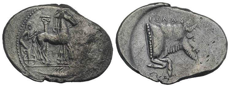 Sicily, Gela, c. 465-450 BC. AR ... 