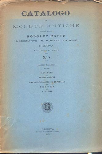 RATTO RODOLFO – Genova  1902 N° ... 