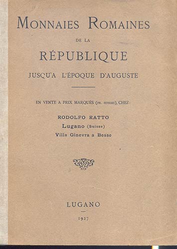 RATTO RODOLFO – Lugano  1927. ... 
