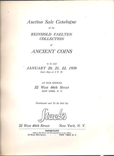 STACKS – New York 20/22-1-1938. ... 