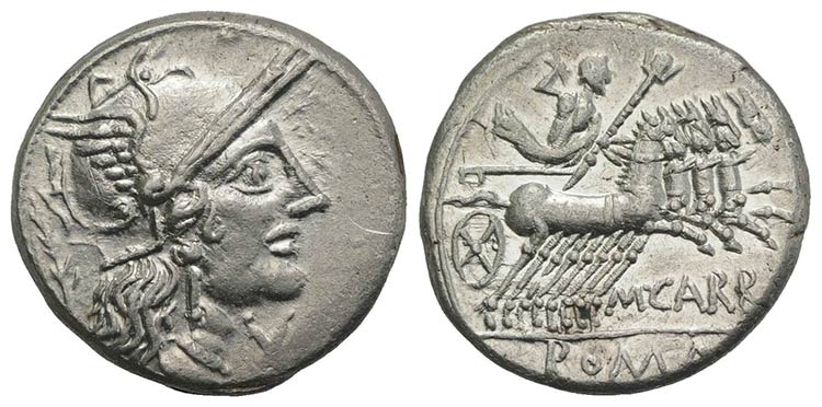 M. Papirius Carbo, Rome, 122 BC. ... 