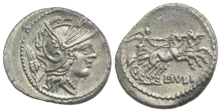 L. Julius, Rome, 101 BC. AR ... 
