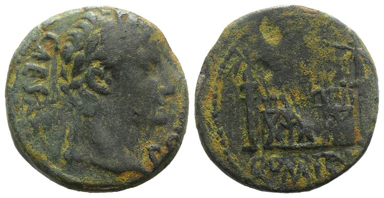 Augustus (27 BC-14 AD). Æ As ... 