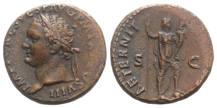 Titus (79-81). Æ As (26mm, ... 