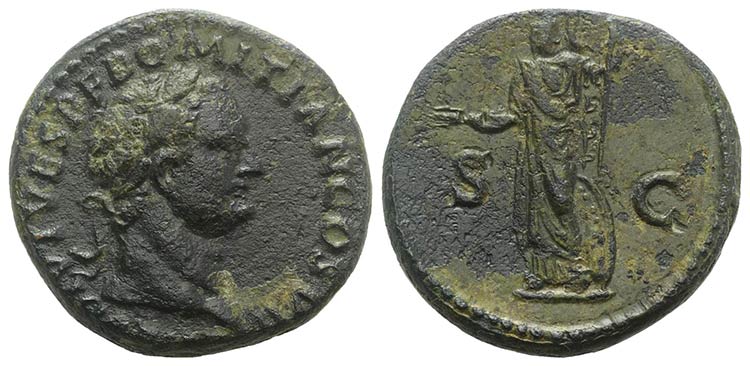 Domitian (Caesar, 69-81). Æ As ... 