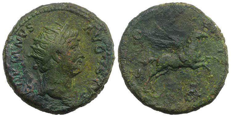 Hadrian (117-138). Æ Dupondius ... 
