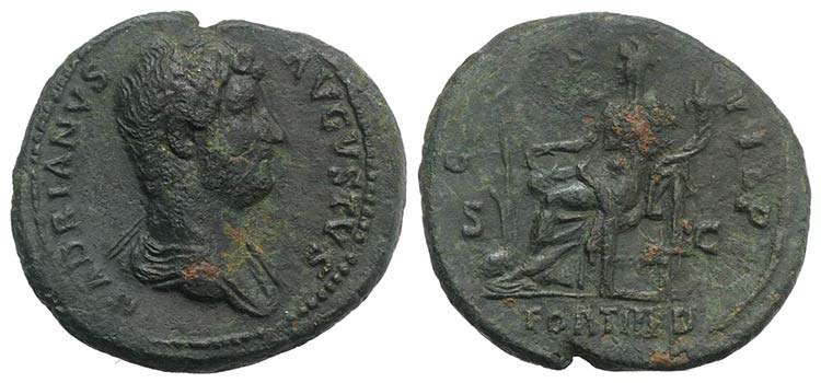 Hadrian (117-138). Æ As (27.5mm, ... 