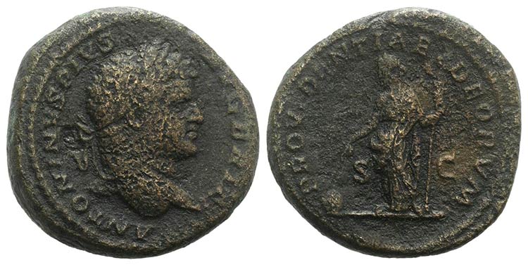 Caracalla (198-217). Æ As (25mm, ... 