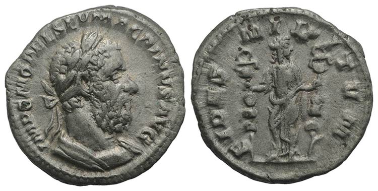 Macrinus (217-218). AR Denarius ... 
