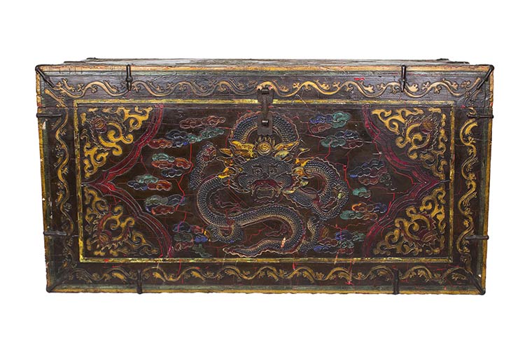 A 19TH-20TH CENTURY TIBETAN CARVED ... 