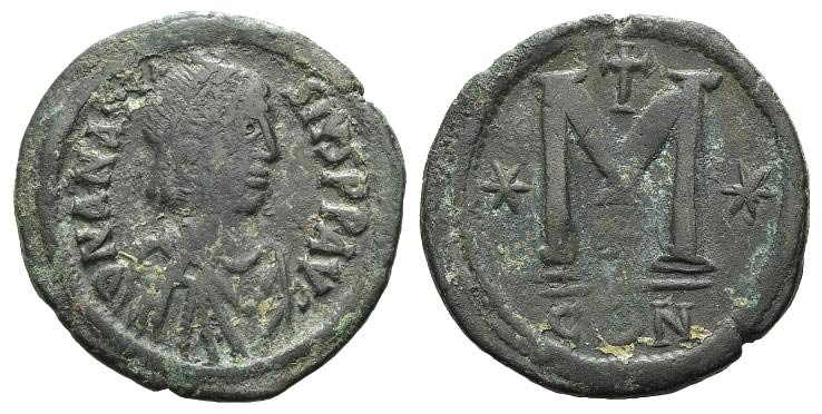 Anastasius I (491-518). Æ 40 ... 