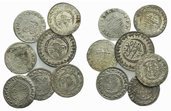 Lot of 7 AR Islamic coins, to be ... 