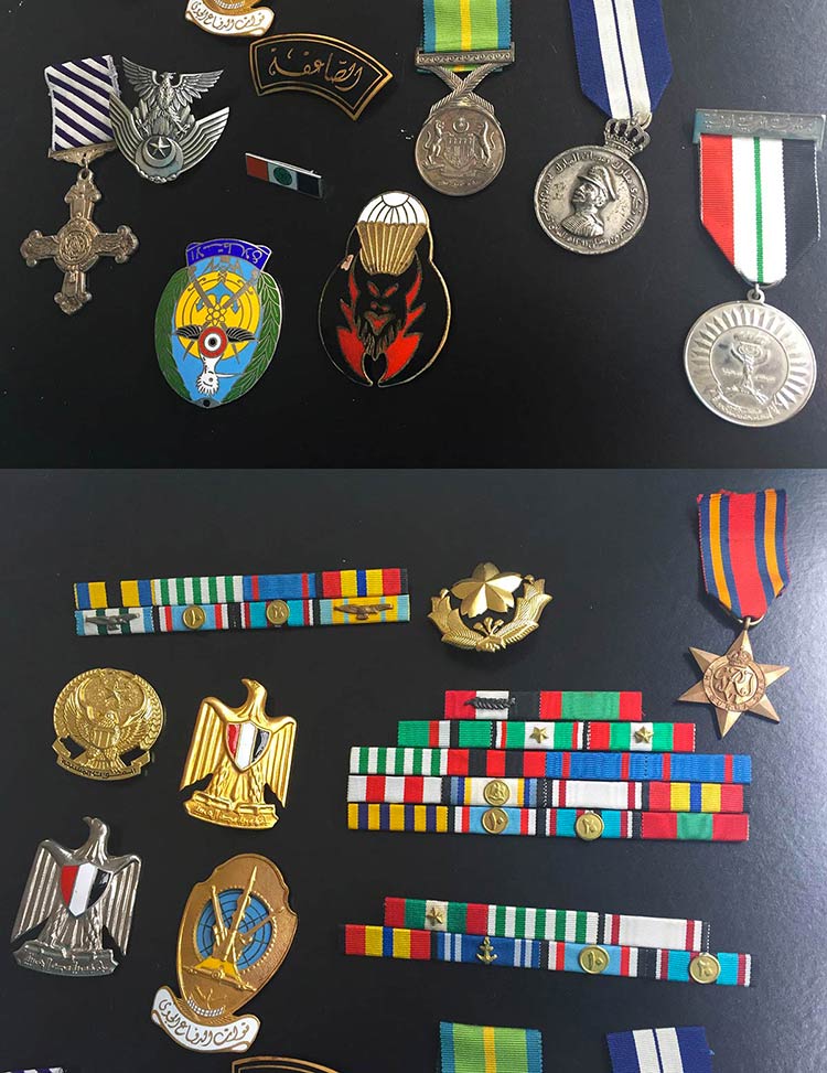 Lot of 18 Military Decorations. ... 